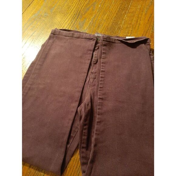 Size 8P Petite Gloria Vanderbilt Amanda Plum Purple Denim Jeans Casual Pants - Picture 3 of 4